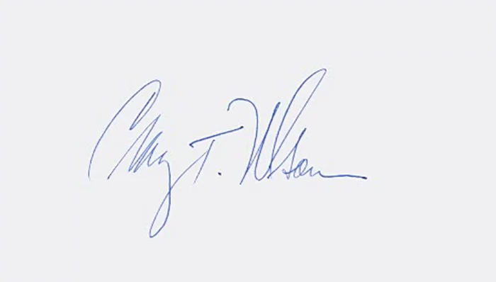 Craig T. Nelson autograph