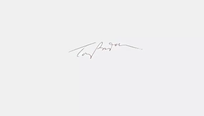Tony Randall autograph