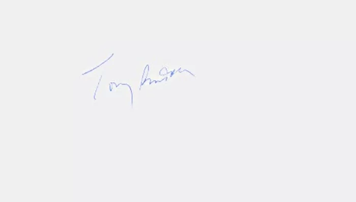 Tony Randall autograph