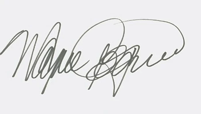 Wayne Rogers autograph