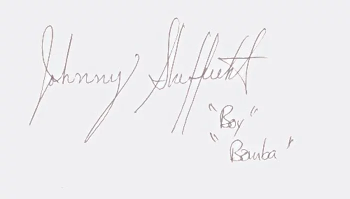 Johnny Sheffield autograph