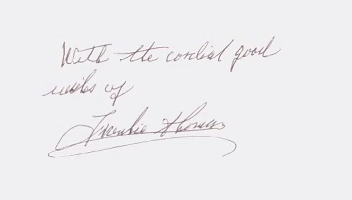 Frankie Thomas autograph