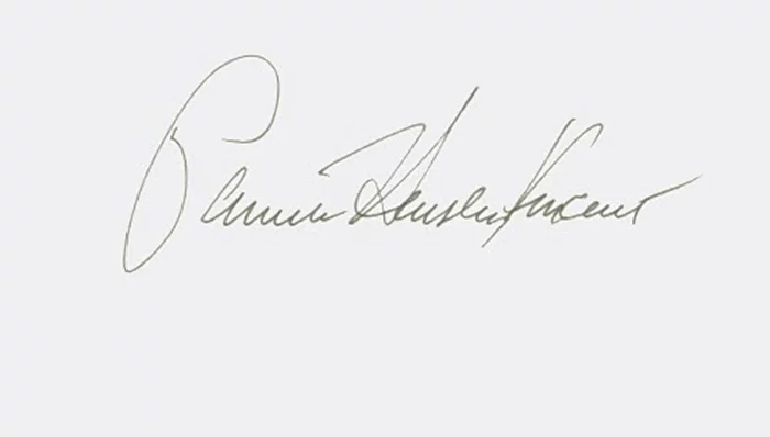 Pamela Hensley Vincent autograph