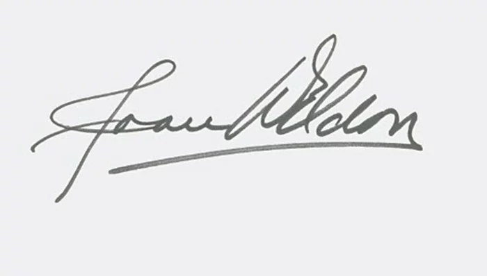 Joan Weldon autograph