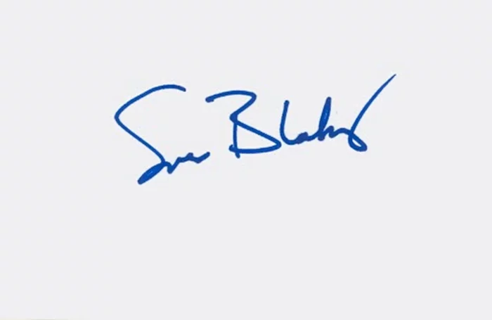 Susan Blakely autograph
