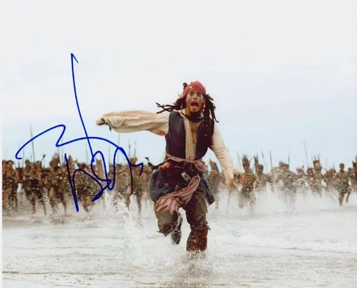 Johnny Depp autograph