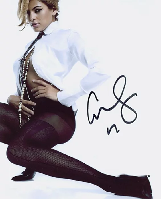Eva Mendes autograph