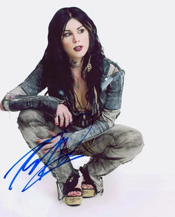 Kat von D autograph