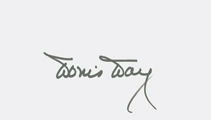 Doris Day autograph