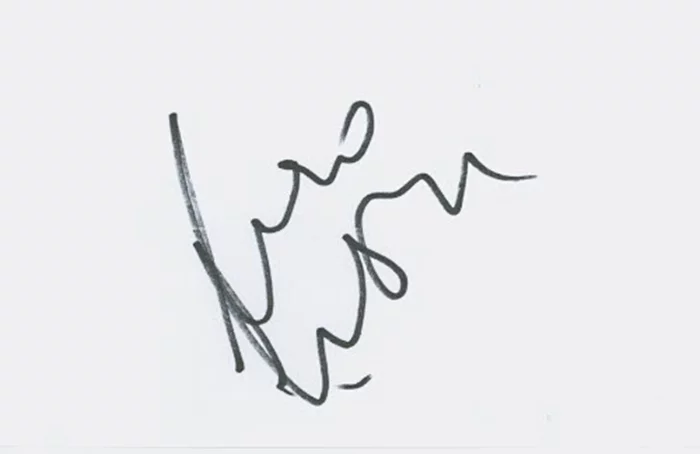 Lisa Marie Presley autograph