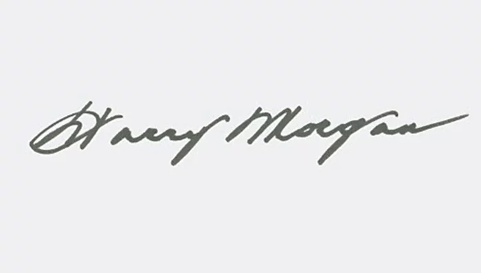 Harry Morgan autograph