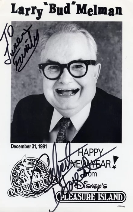 Calvert DeForest autograph