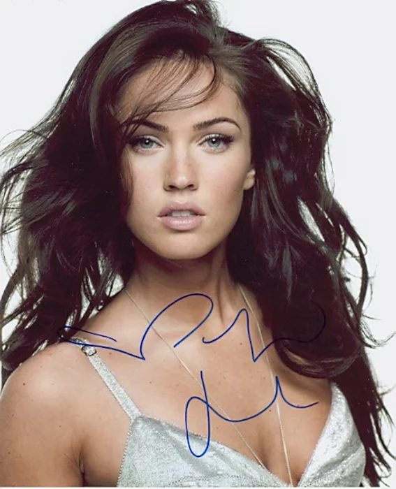Megan Fox autograph