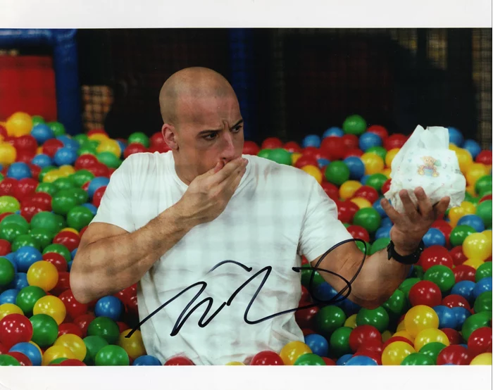 Vin Diesel autograph