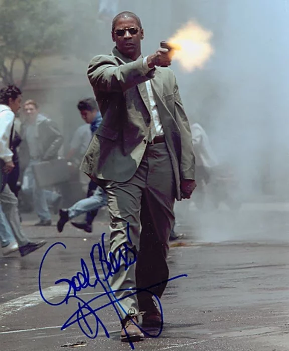 Denzel Washington autograph
