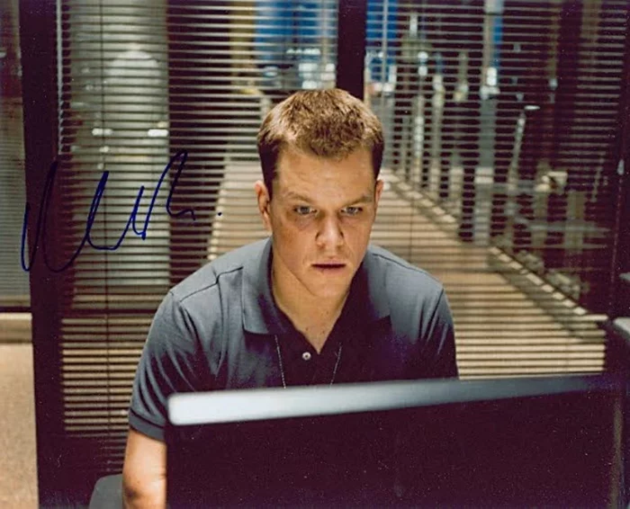 Matt Damon autograph