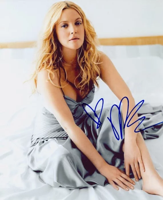 Drew Barrymore autograph