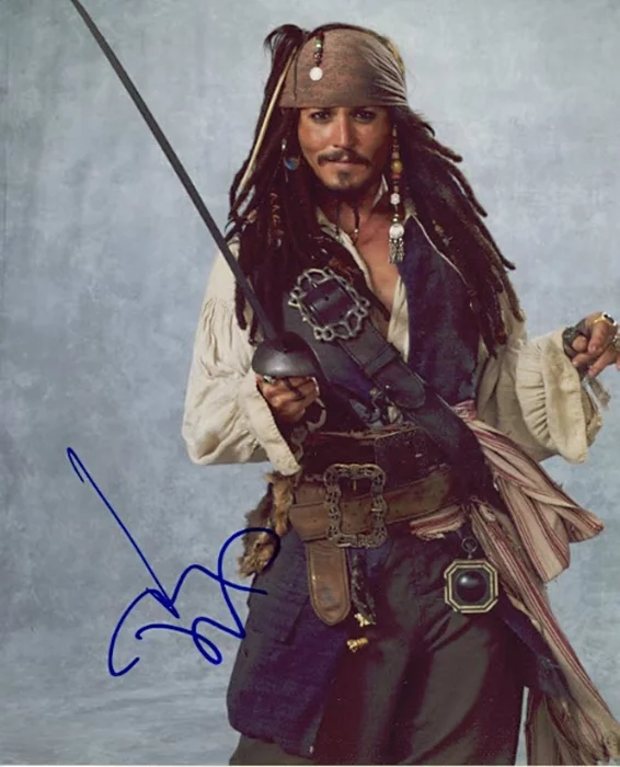 Johnny Depp autograph