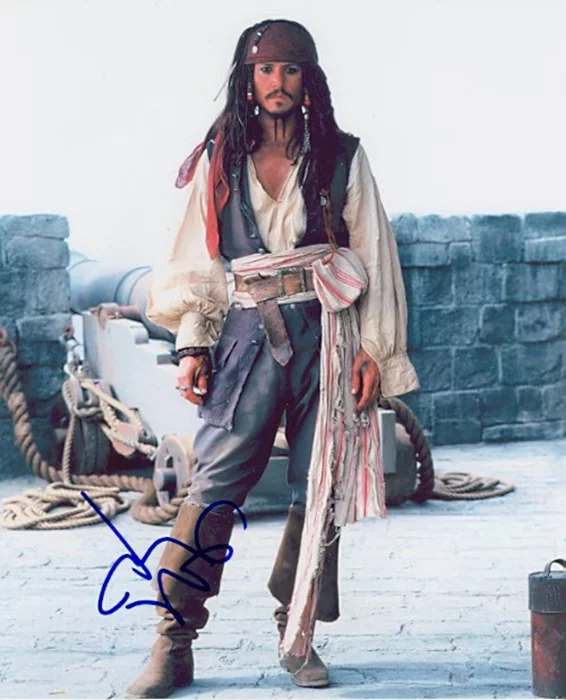 Johnny Depp autograph