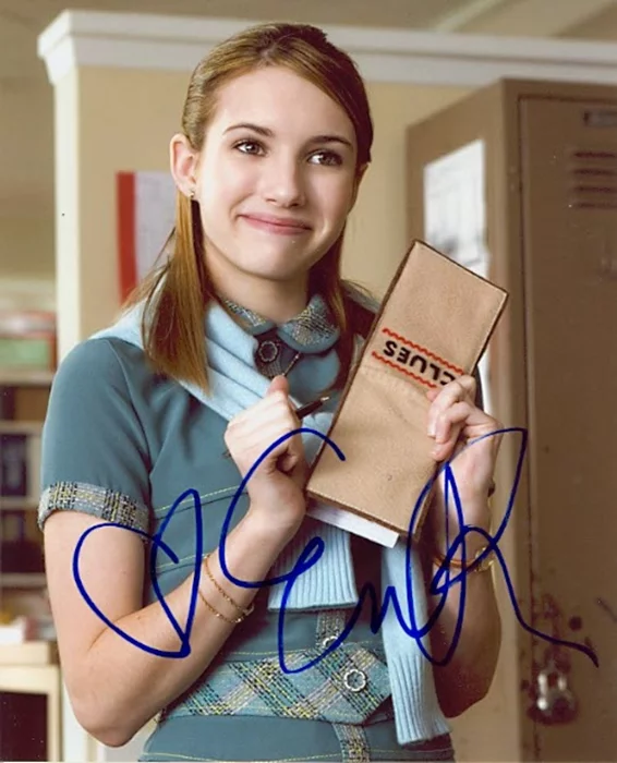 Emma Roberts autograph