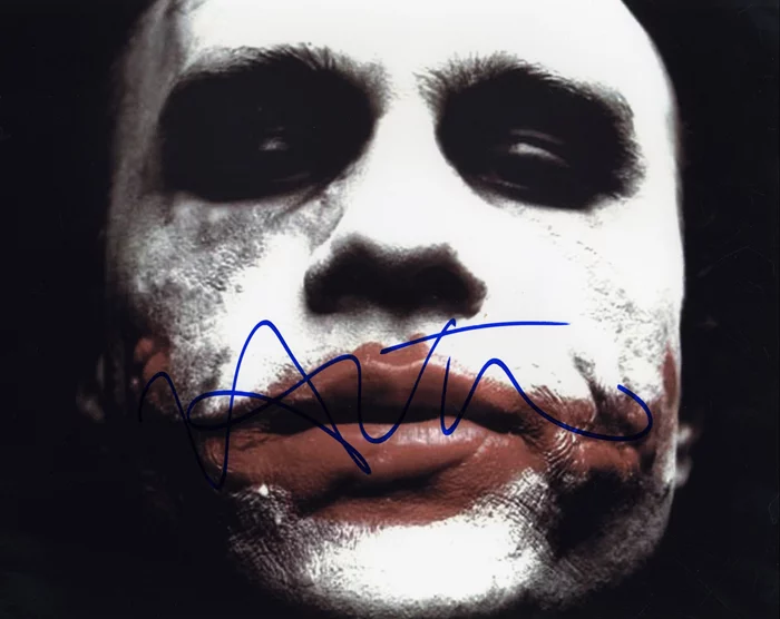 Heath Ledger autograph