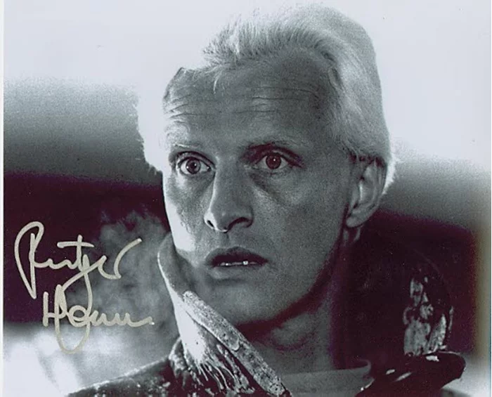 Rutger Hauer autograph