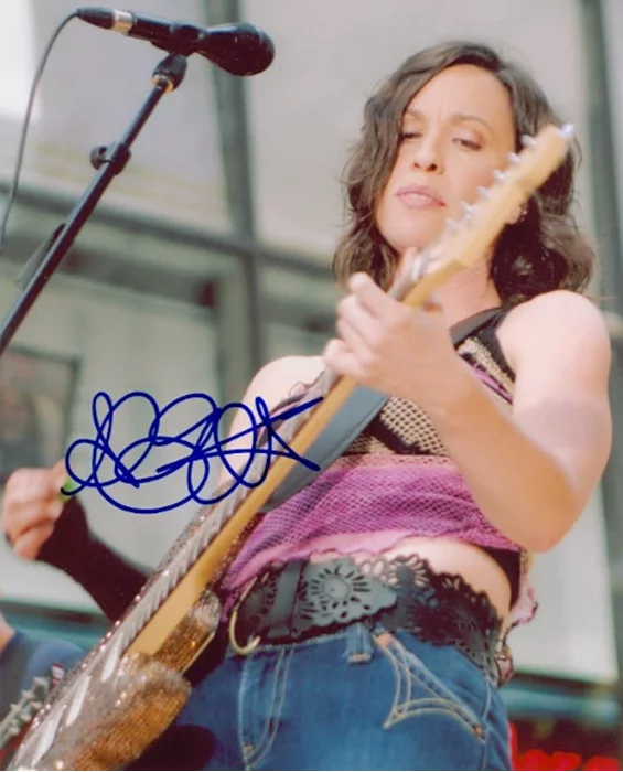 Alanis Morissette autograph