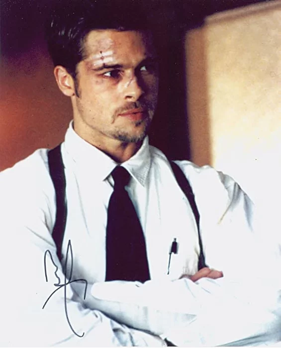 Brad Pitt autograph