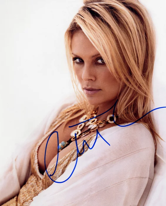 Charlize Theron autograph