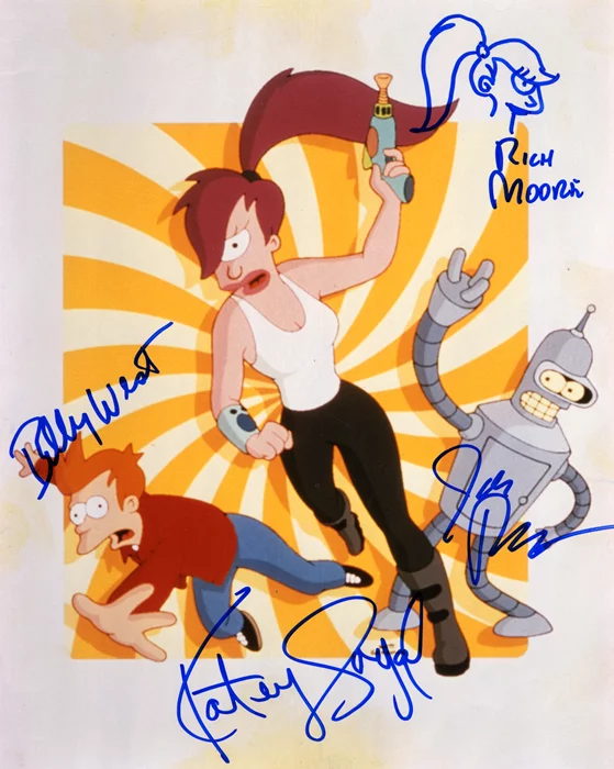 Futurama autograph