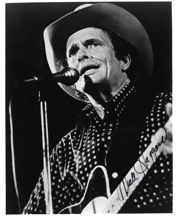 Merle Haggard autograph