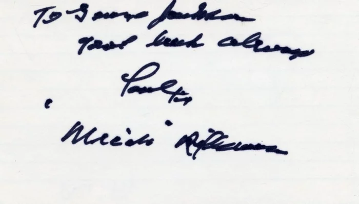 Paul Fix autograph
