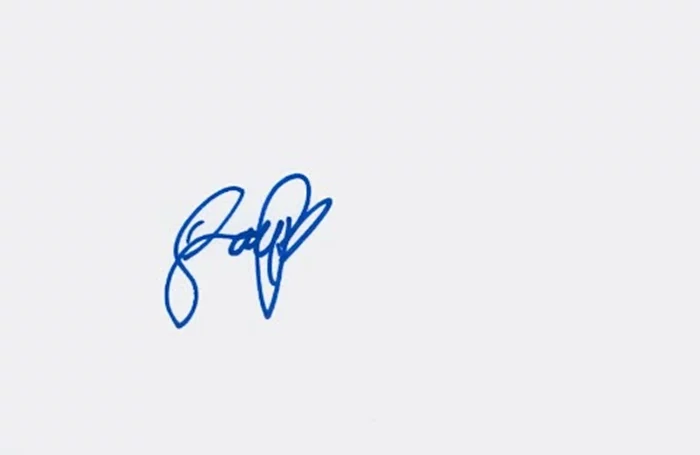 Jay Baruchel autograph