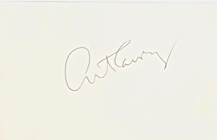 Art Carney autograph