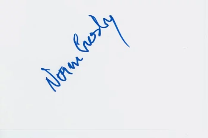 Norm Crosby autograph