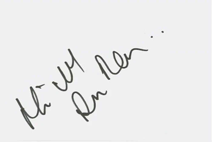 Michael Des Barres autograph