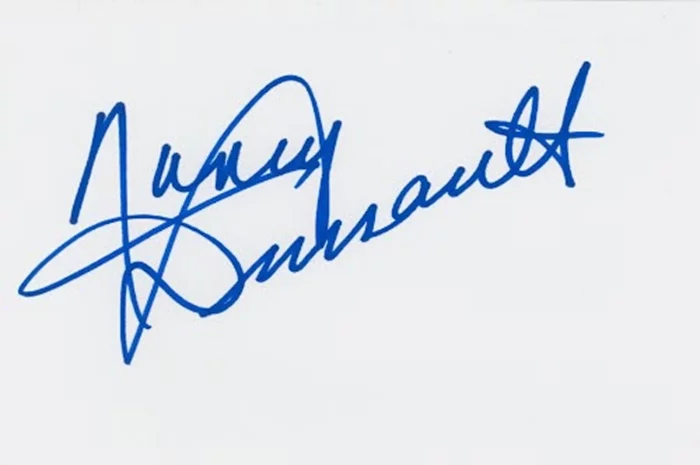 Nancy Dussault autograph