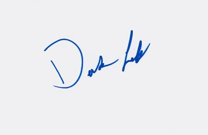 Derek Luke autograph