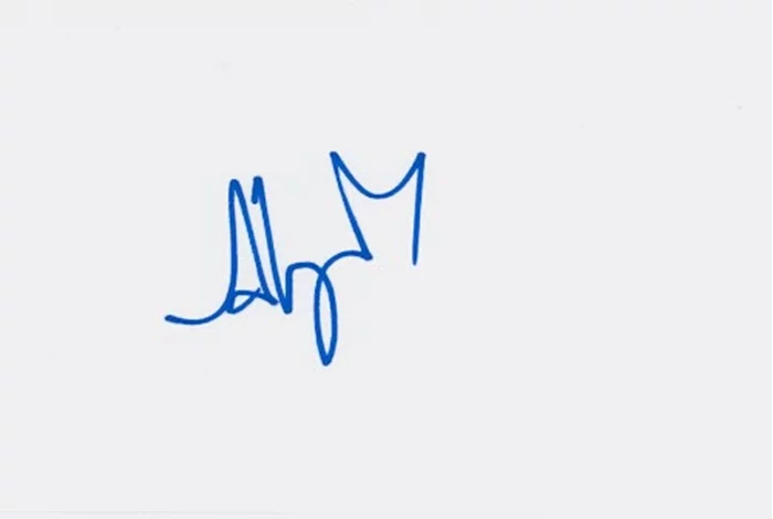 Aly Michalka autograph