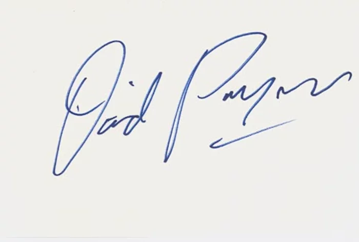 David Paymer autograph