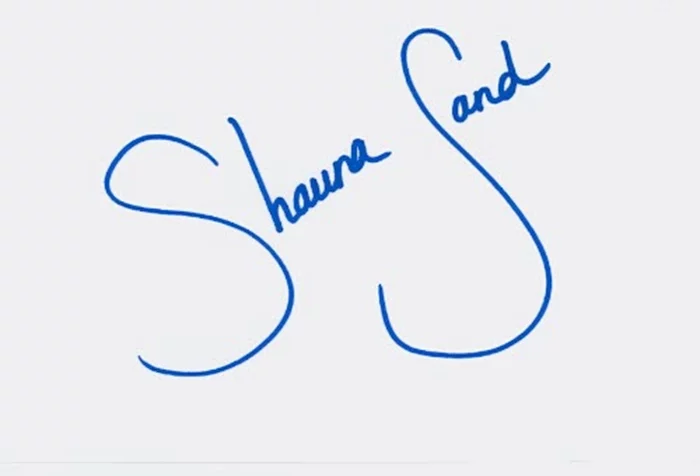 Shauna Sand autograph
