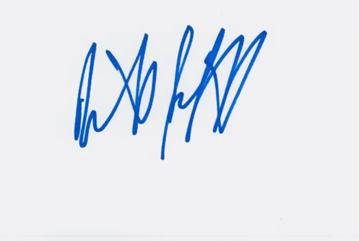 Richard Schiff autograph
