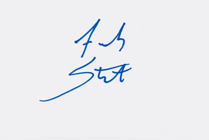 French Stewart autograph