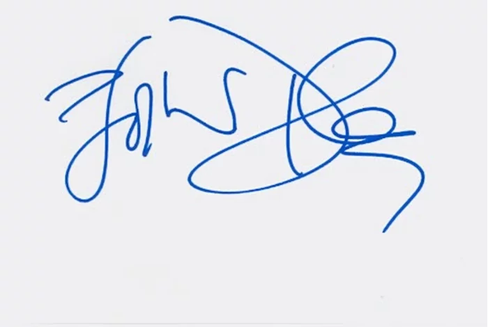 Holland Taylor autograph