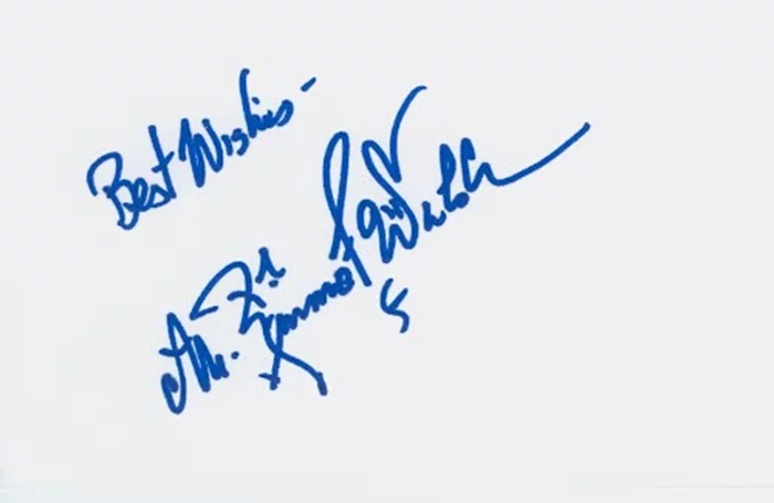 M. Emmet Walsh autograph
