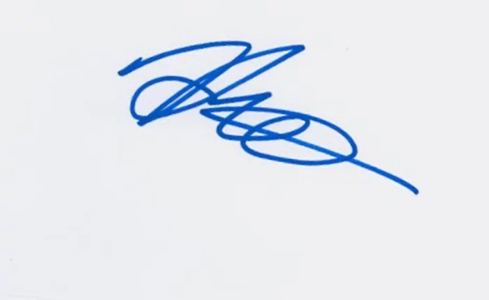 Harvey Weinstein autograph