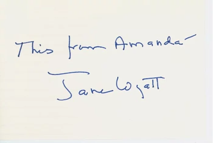 Jane Wyatt autograph