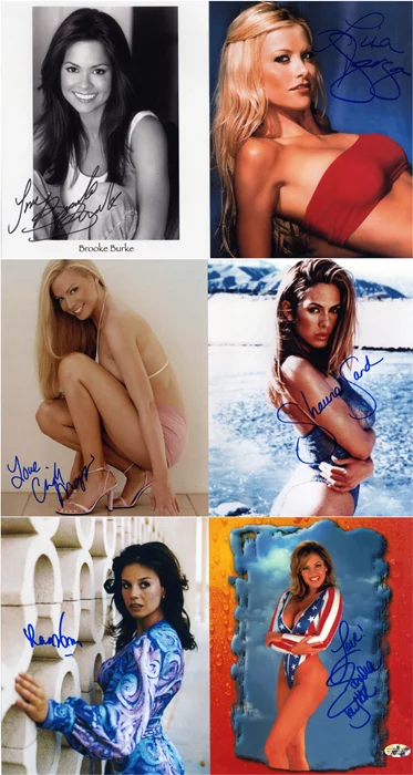 Sexy Model Lot autograph