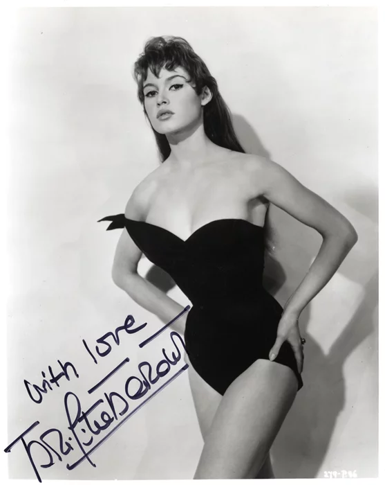 Brigitte Bardot autograph