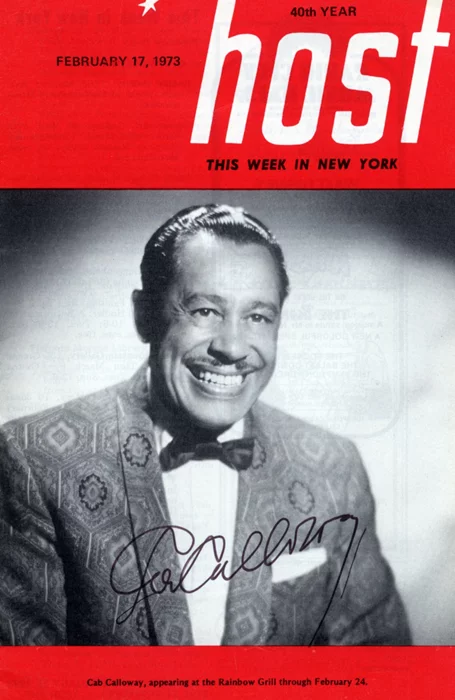 Cab Calloway autograph